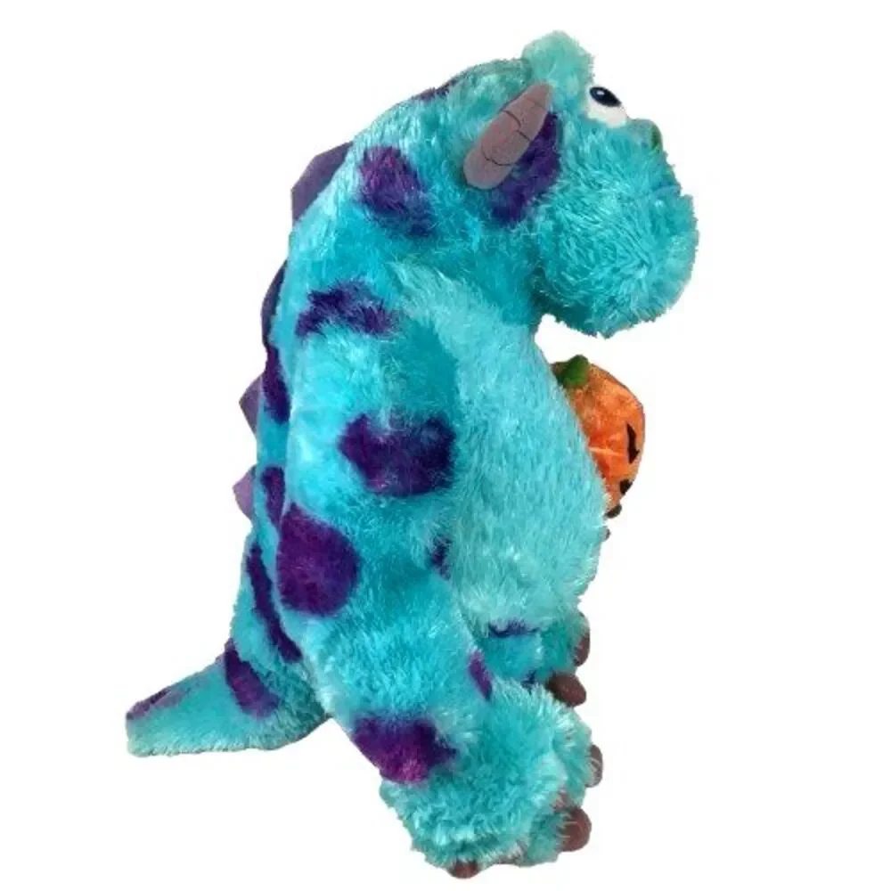 Gemmy Disney Pixar Monsters Inc Sulley Plush Halloween w/Pumpkin Door Greeter